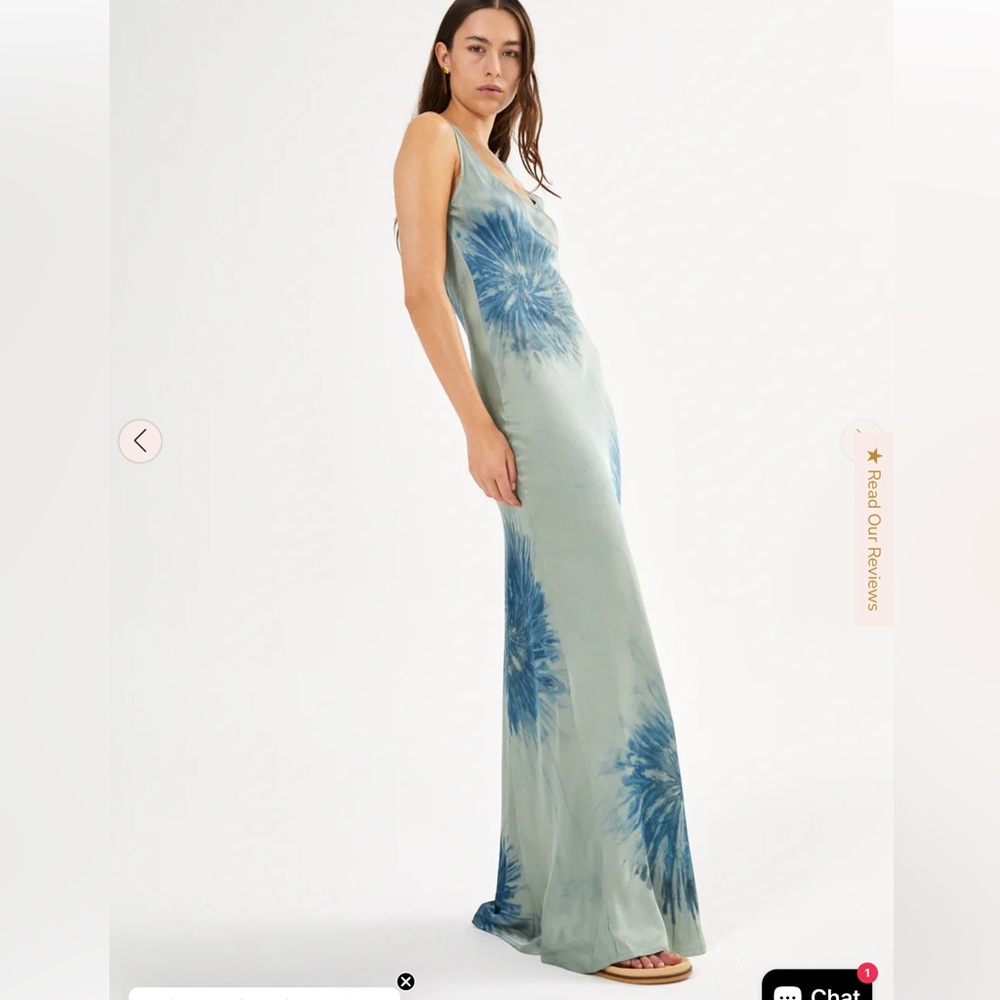 Rabens Saloner Cartwheel bias maxi dress - Picture 3 of 7